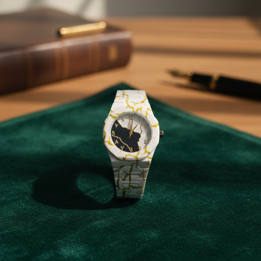 Aura Watch with Double-Design & Dual-Colour Innovation – The Art of Two Faces, One Soul (metal)